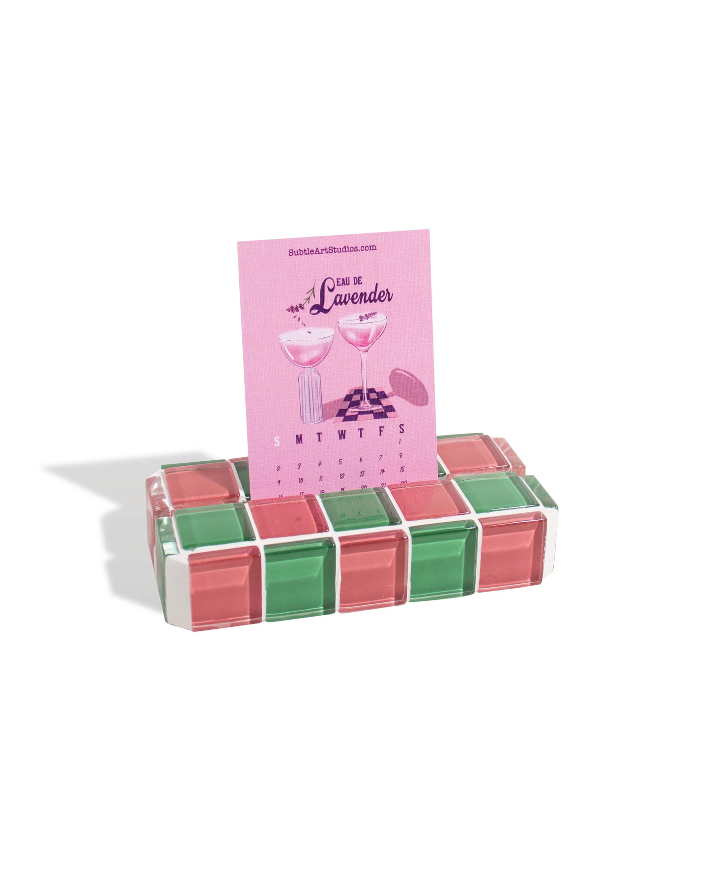 Glass Tile Picture Stand - Festive