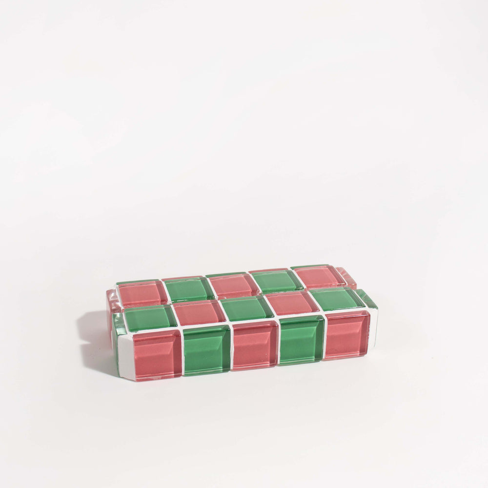 Glass Tile Picture Stand - Festive