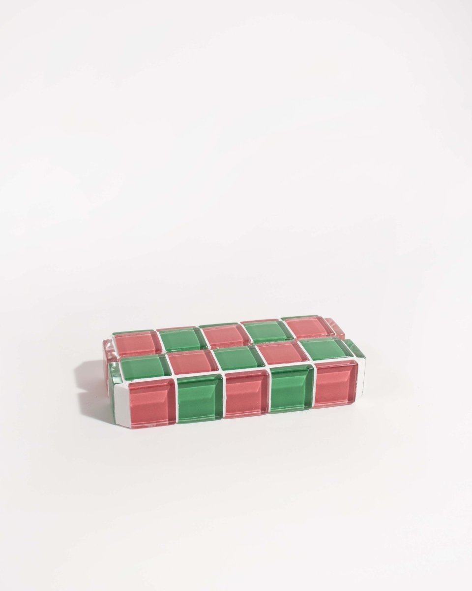 Subtle Art Studios Glass Tile Picture Stand - Festive