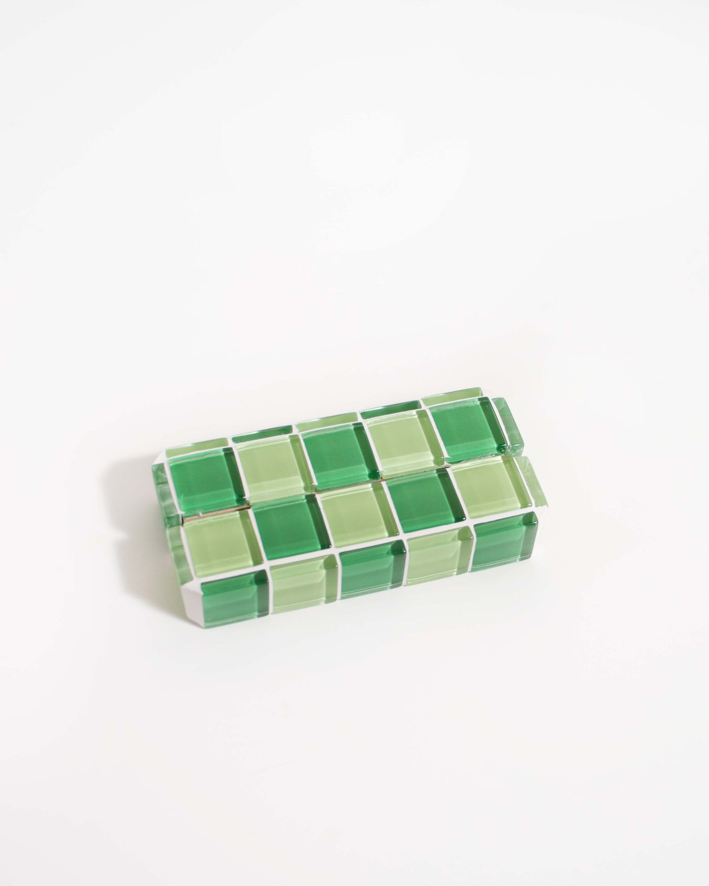 Glass Tile Picture Stand - Green Apple