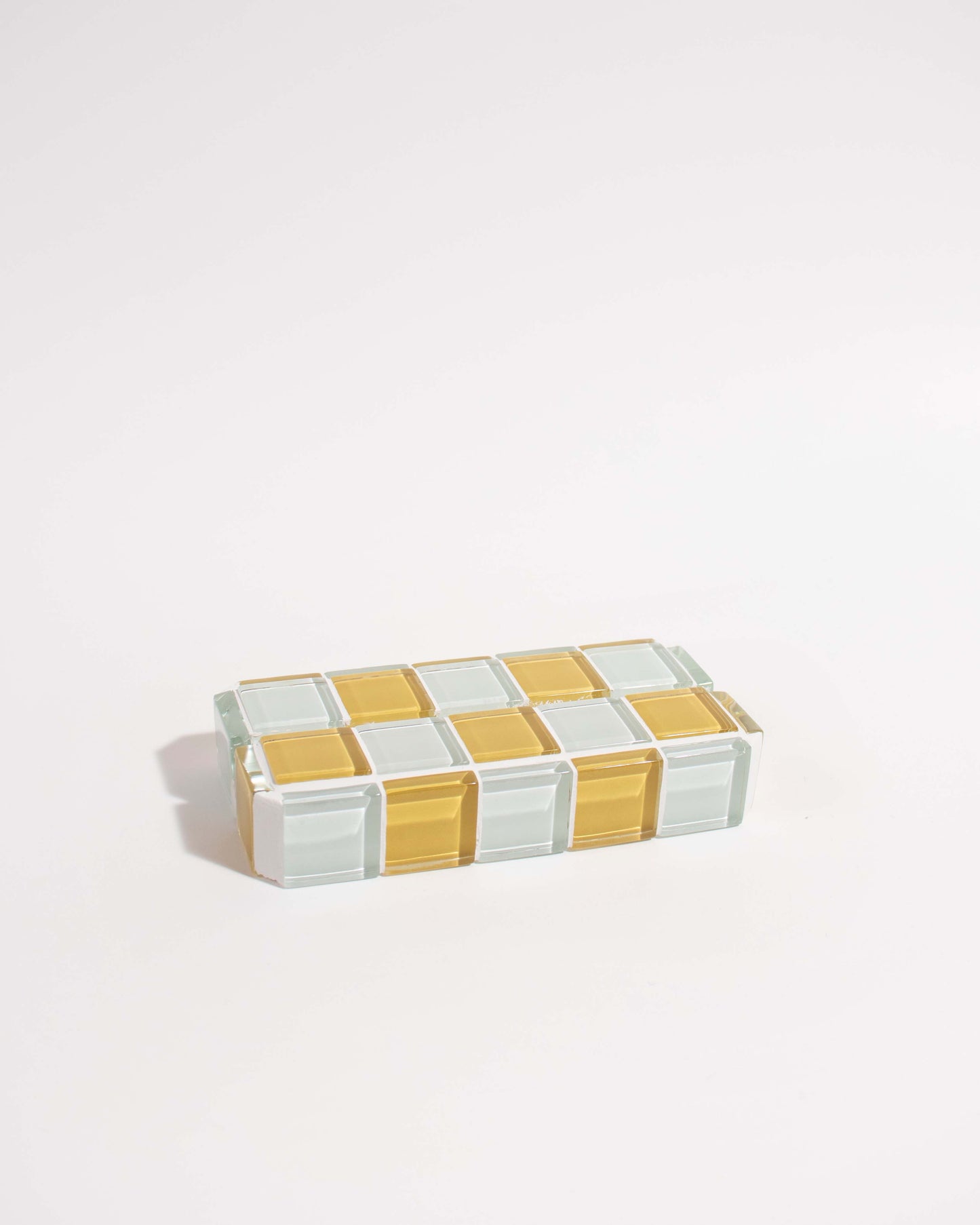 Glass Tile Picture Stand - Honey Milk Chocolate