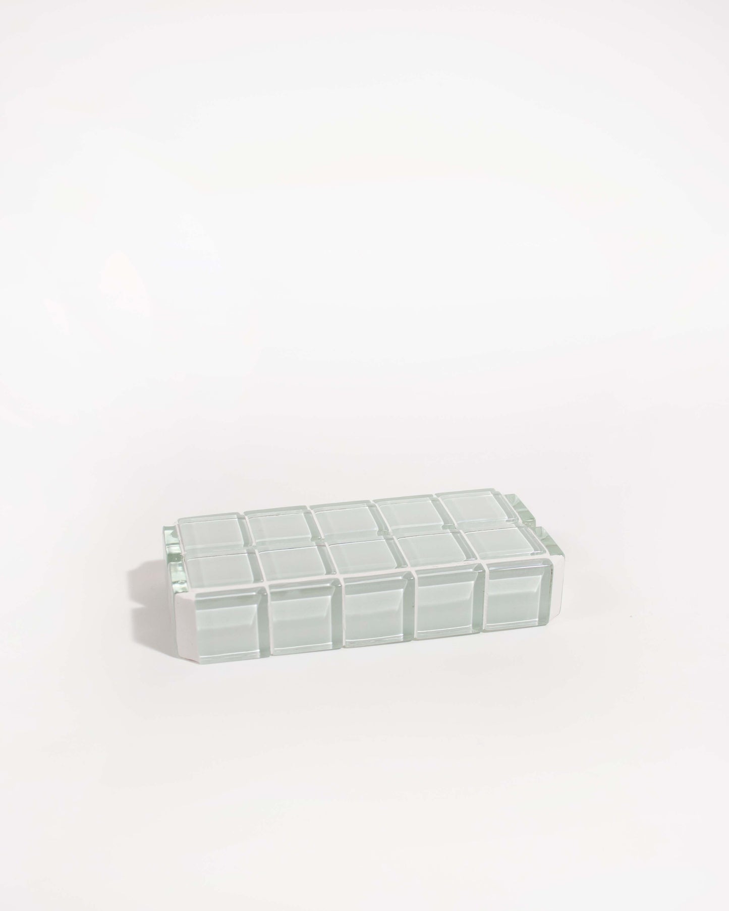 Glass Tile Picture Stand - White Canvas