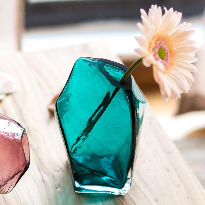 
                      
                        Irregular Shaped Handblown Glass Vase
                      
                    