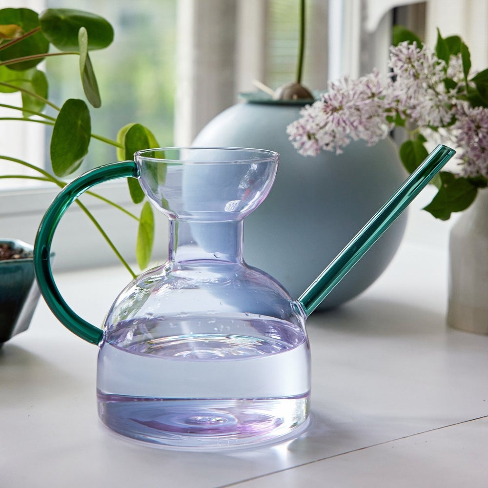 
                      
                        Modern Sprout Glass Watering Can - lily & onyx
                      
                    