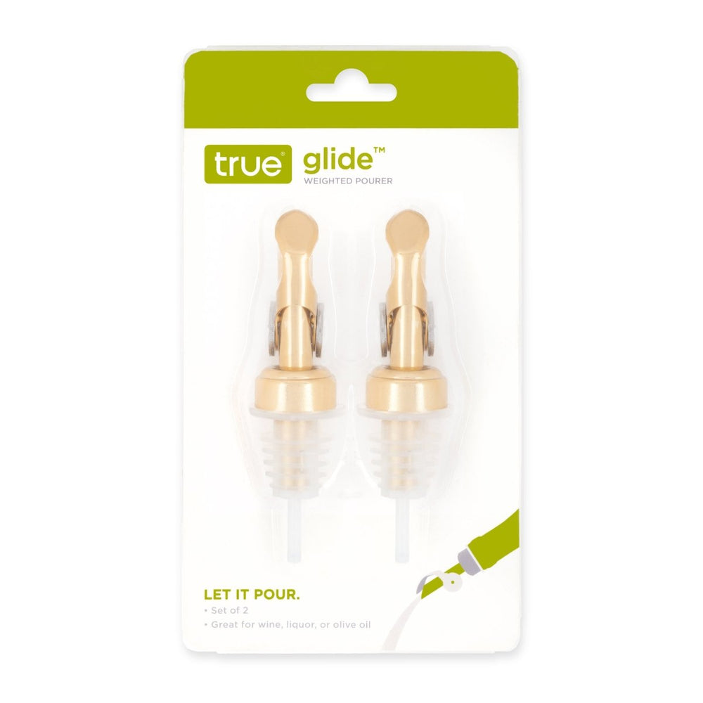
                      
                        True Glide Weighted Pour Spout in Gold, Set of 2 - lily & onyx
                      
                    