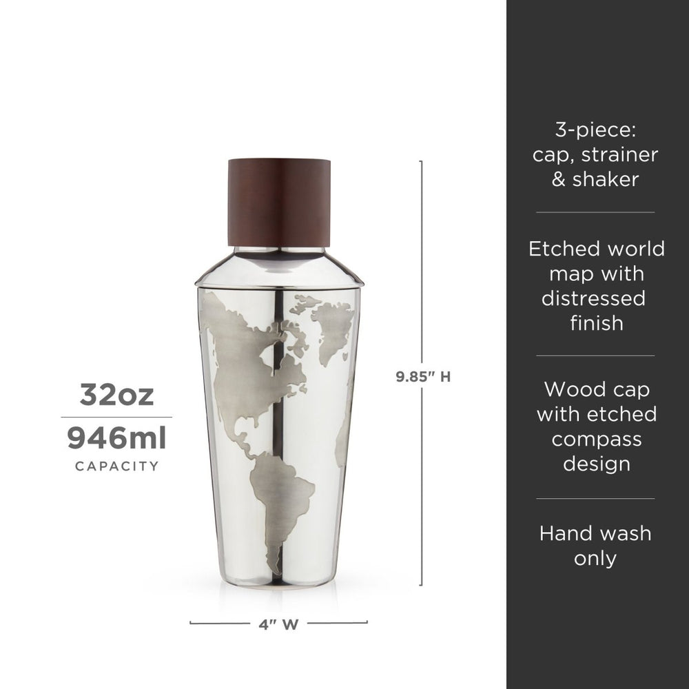 
                      
                        Viski Globe Cocktail Shaker - lily & onyx
                      
                    