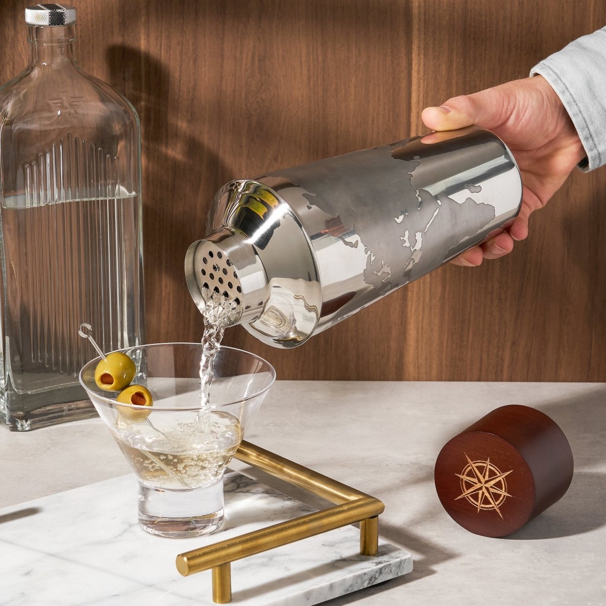 Viski Globe Cocktail Shaker - lily & onyx