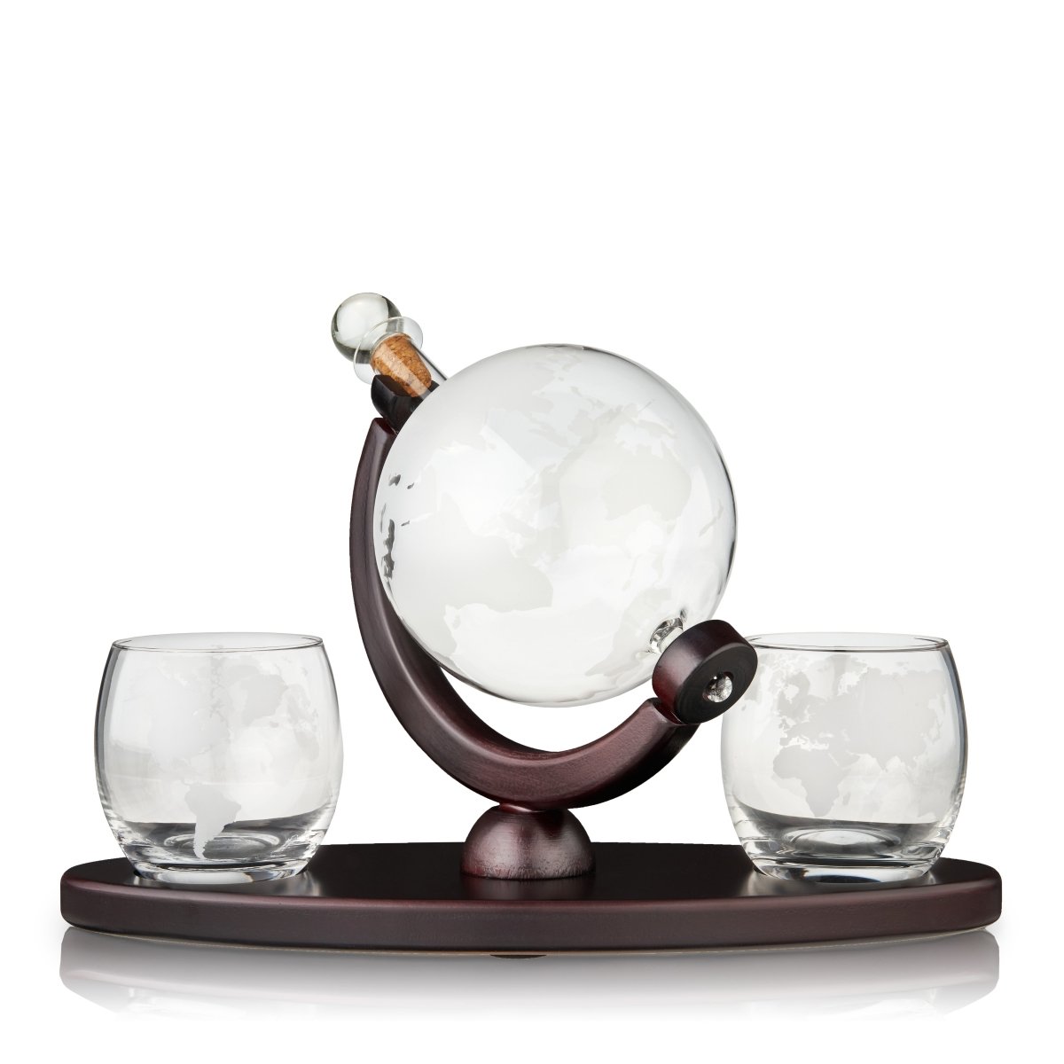 Viski Globe Decanter and Whiskey Tumbler Set - lily & onyx