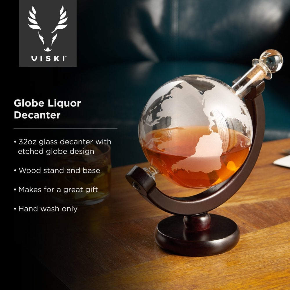 
                      
                        Viski Globe Liquor Decanter - lily & onyx
                      
                    