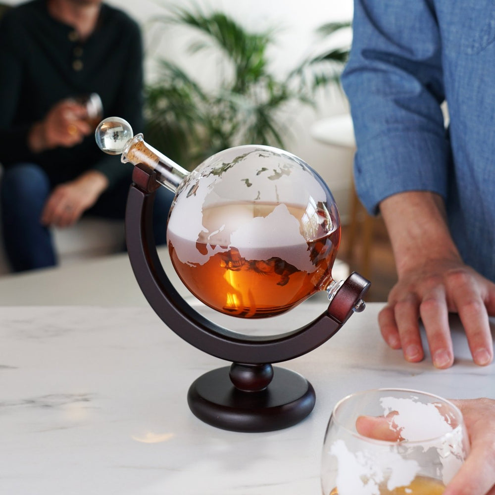
                      
                        Viski Globe Liquor Decanter - lily & onyx
                      
                    