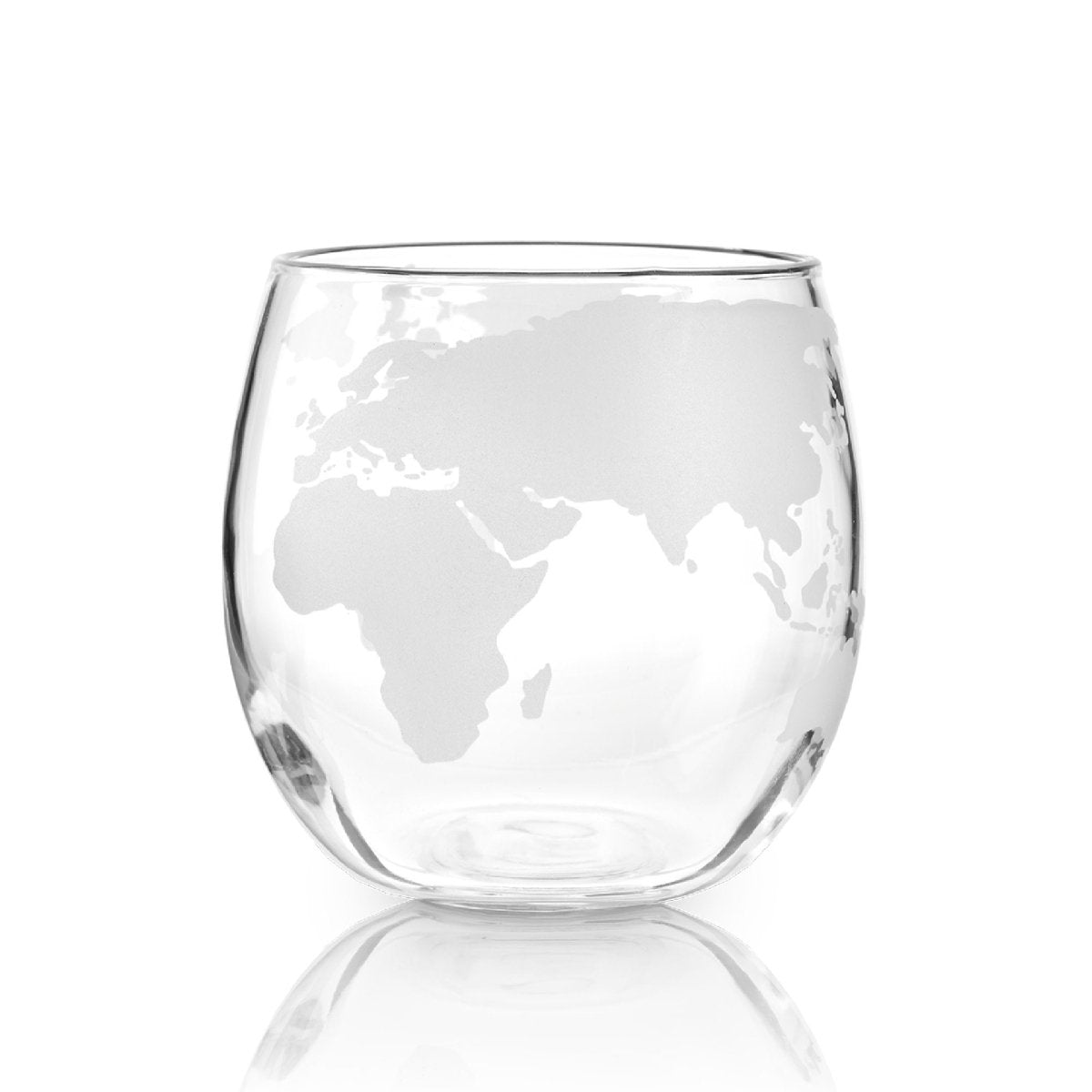 Viski Globe Whiskey Tumblers, Set of 2 - lily & onyx