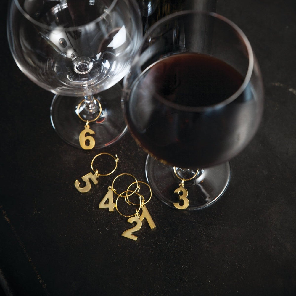 
                      
                        Viski Gold Plated Wine Charms, Set of 6
                      
                    