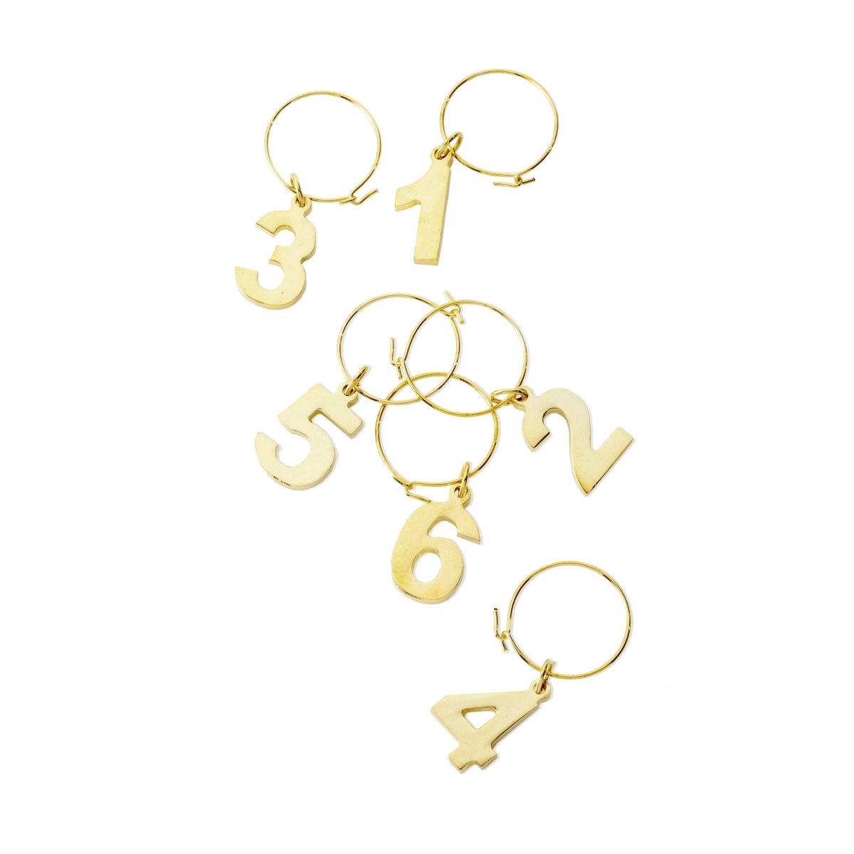 Viski Gold Plated Wine Charms - lily & onyx