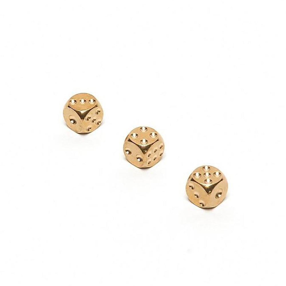 
                      
                        CHOP SUEY CLUB Golden Brass Dice - lily & onyx
                      
                    