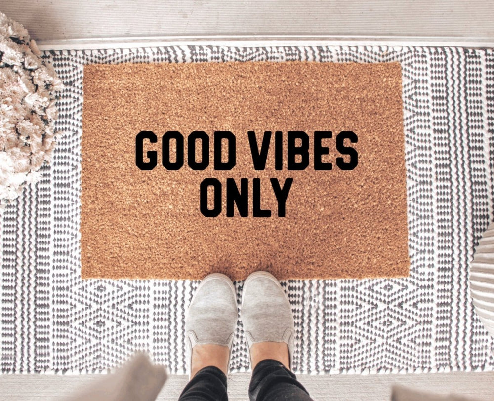 The Doormat Co. Good Vibes Only Doormat - lily & onyx