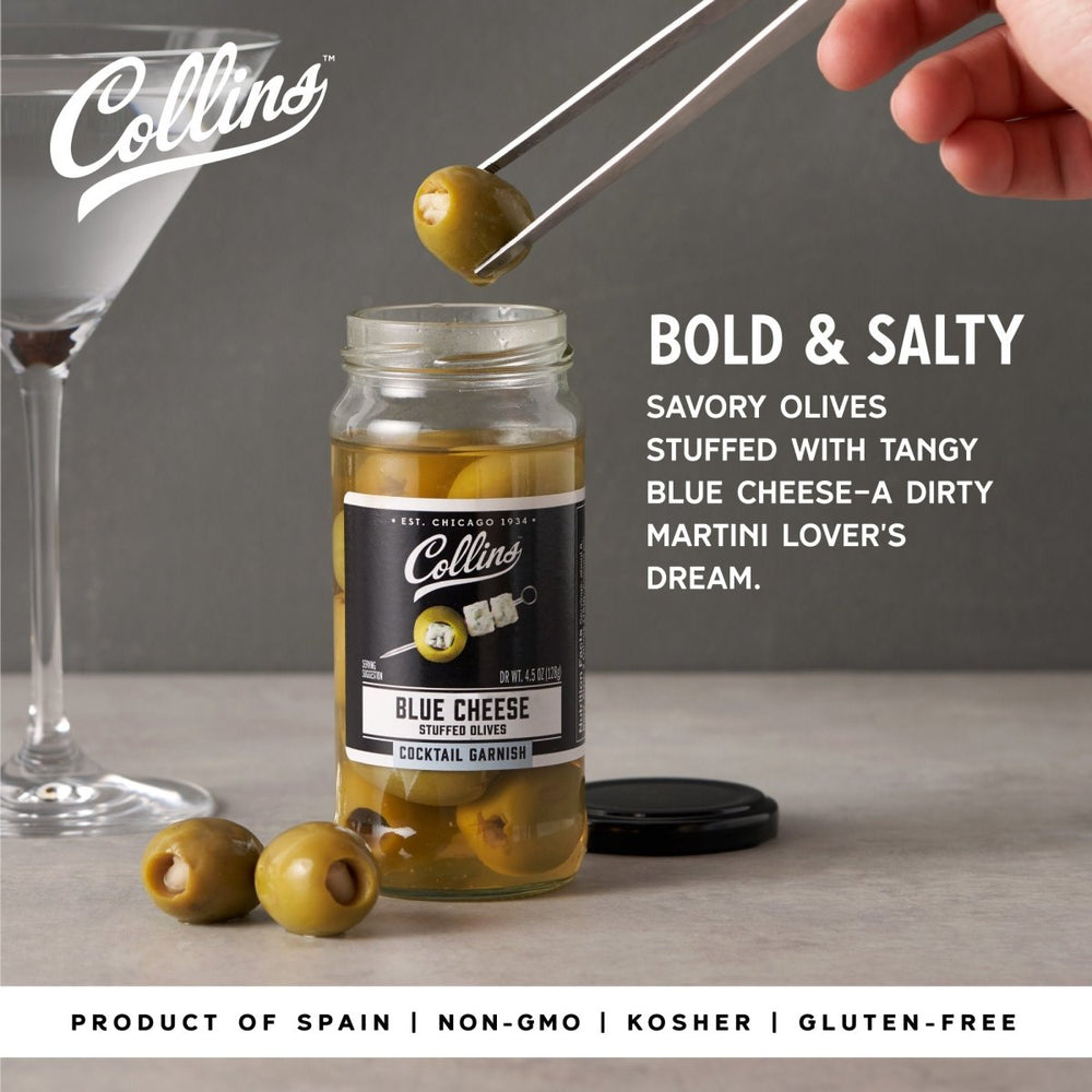 
                      
                        Collins Gourmet Blue Cheese Olives, 5 oz - lily & onyx
                      
                    