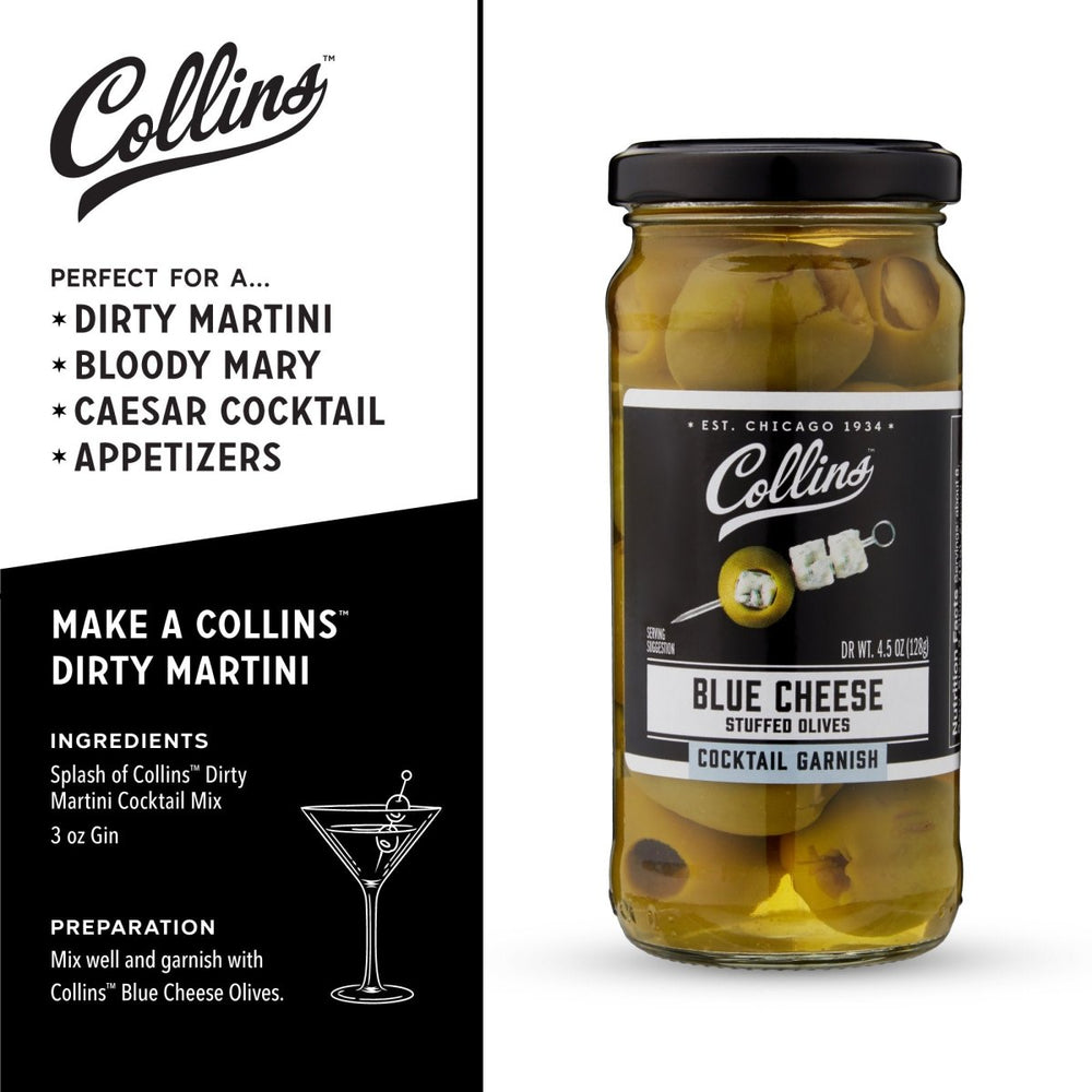 
                      
                        Collins Gourmet Blue Cheese Olives, 5 oz - lily & onyx
                      
                    