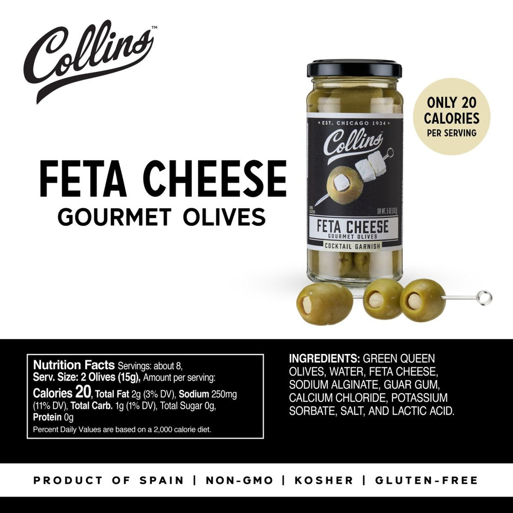 
                      
                        Collins Gourmet Feta Cheese Olives, 5 oz - lily & onyx
                      
                    