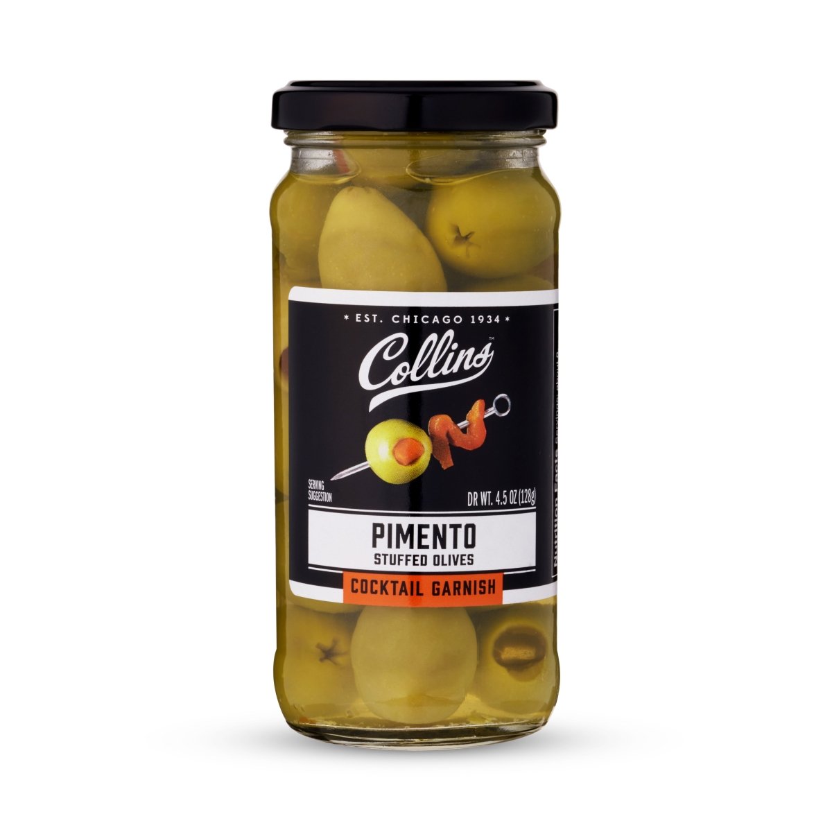 Collins Gourmet Martini Pimento Olives, 4.5 oz - lily & onyx