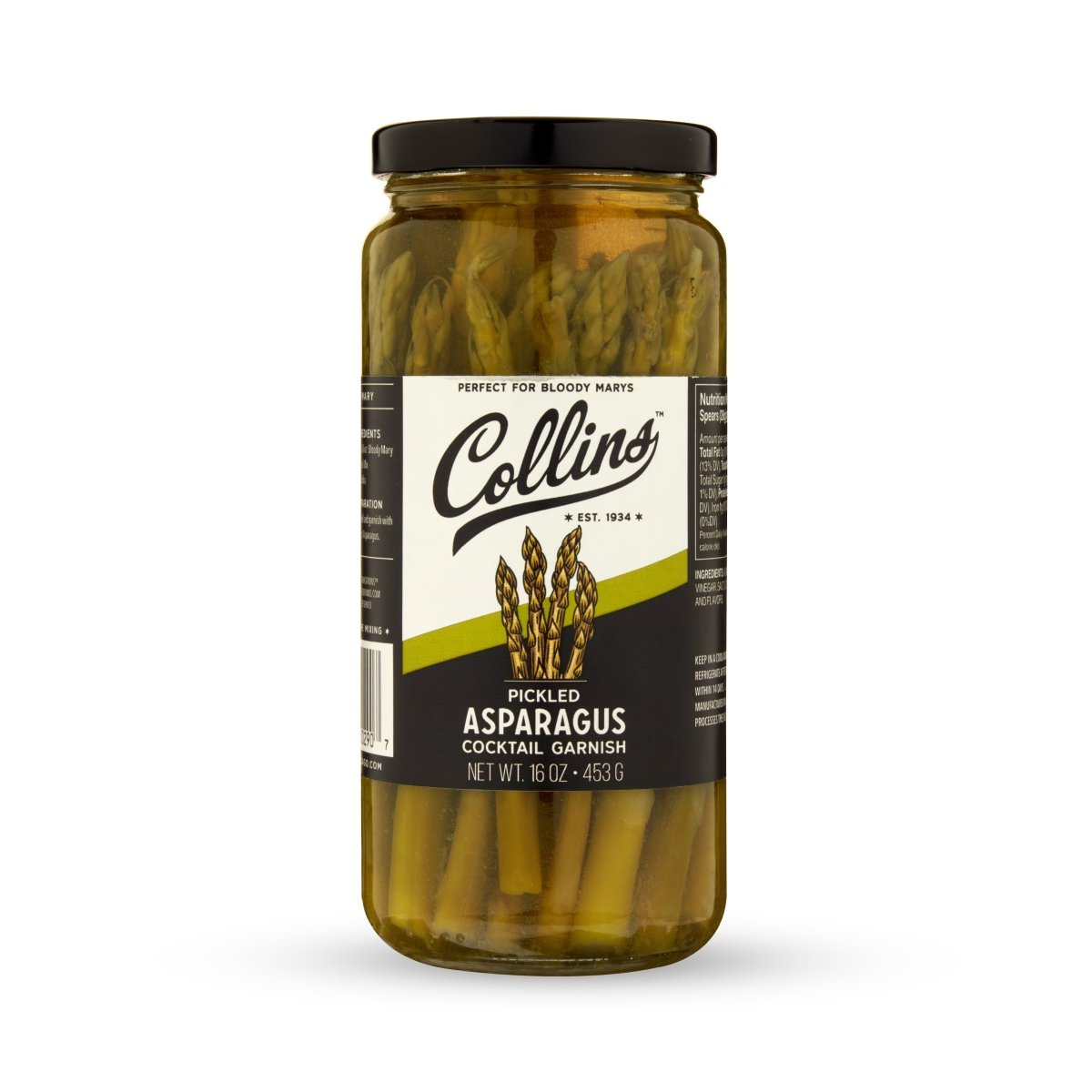 Collins Gourmet Pickled Asparagus, 16 oz - lily & onyx