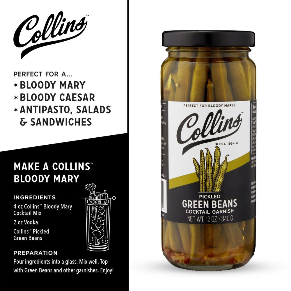 
                      
                        Collins Gourmet Pickled Green Beans, 12 oz - lily & onyx
                      
                    