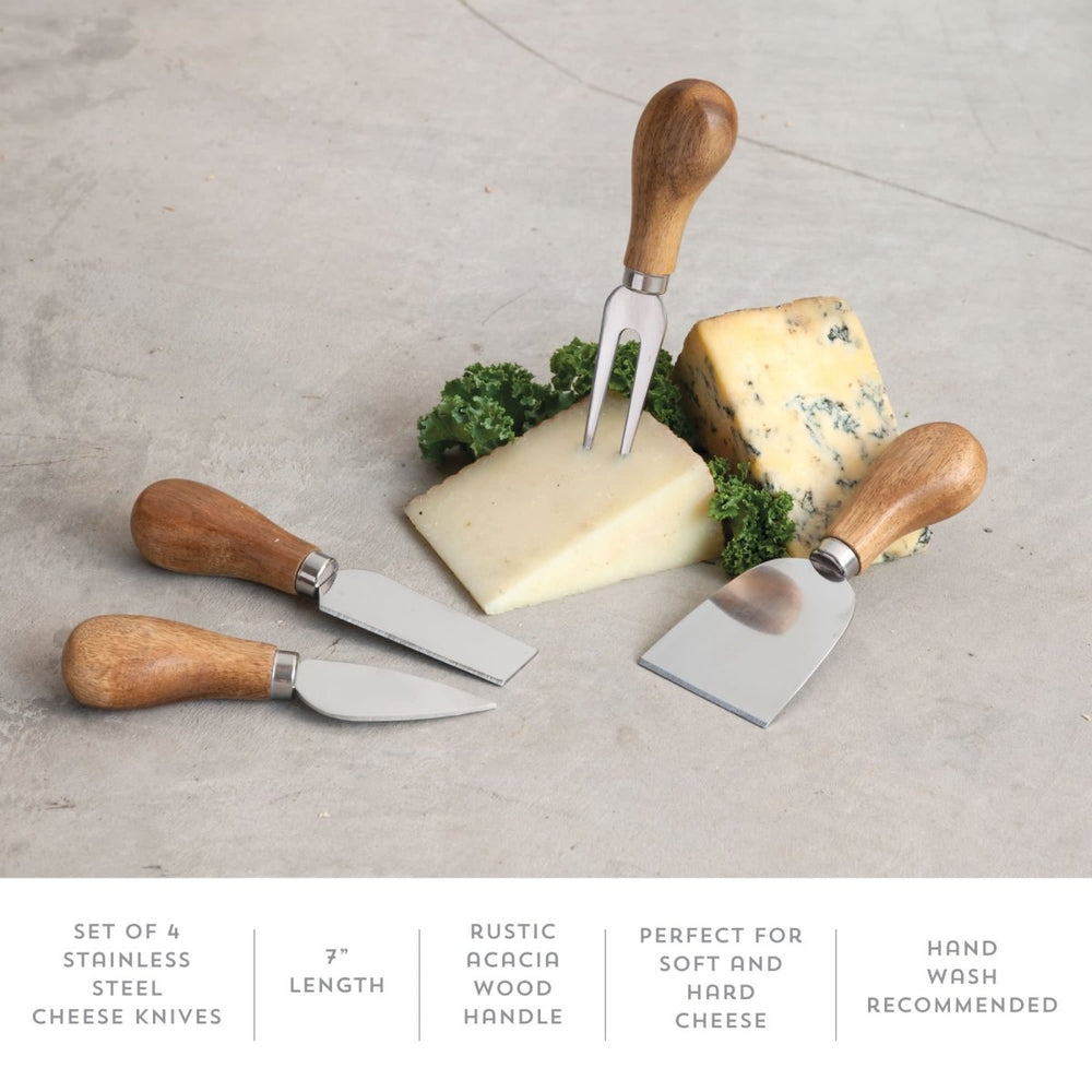 
                      
                        Twine Living Gourmet Stainless Steel Cheese Knives, Set of 4 - lily & onyx
                      
                    