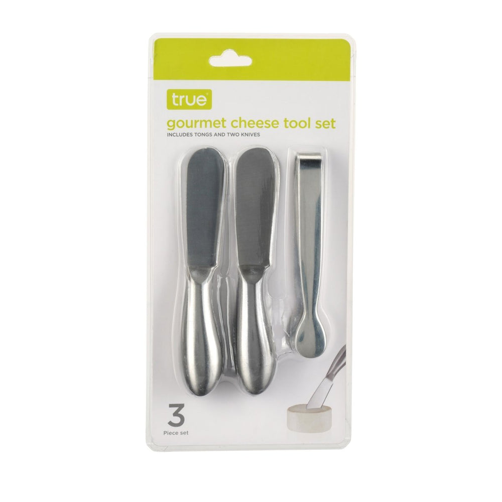 
                      
                        True Gourmet Stainless Steel Cheese Tools, Set of 3 - lily & onyx
                      
                    