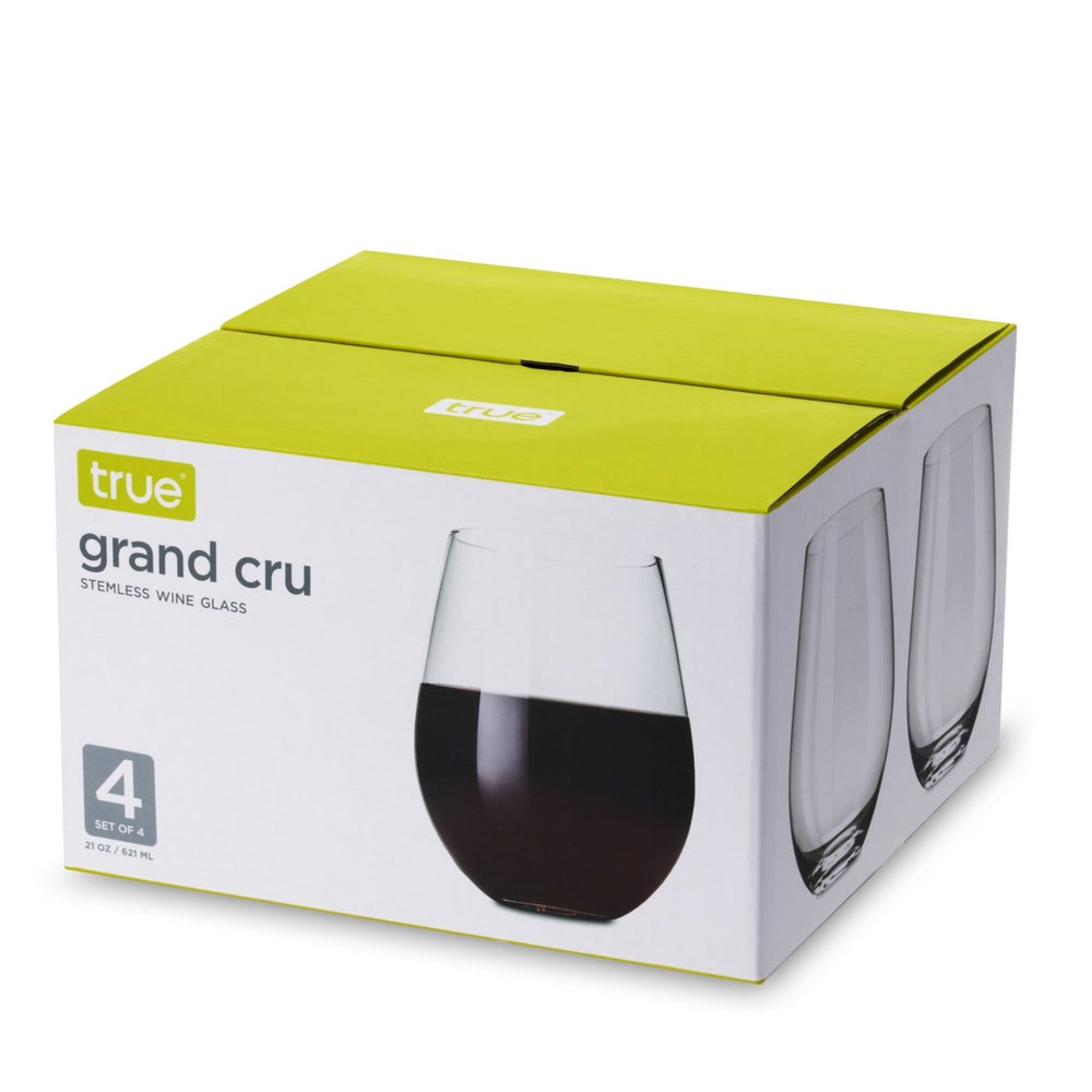 
                      
                        True Grand Cru 21 oz Stemless Wine Glass, Set of 4 - lily & onyx
                      
                    