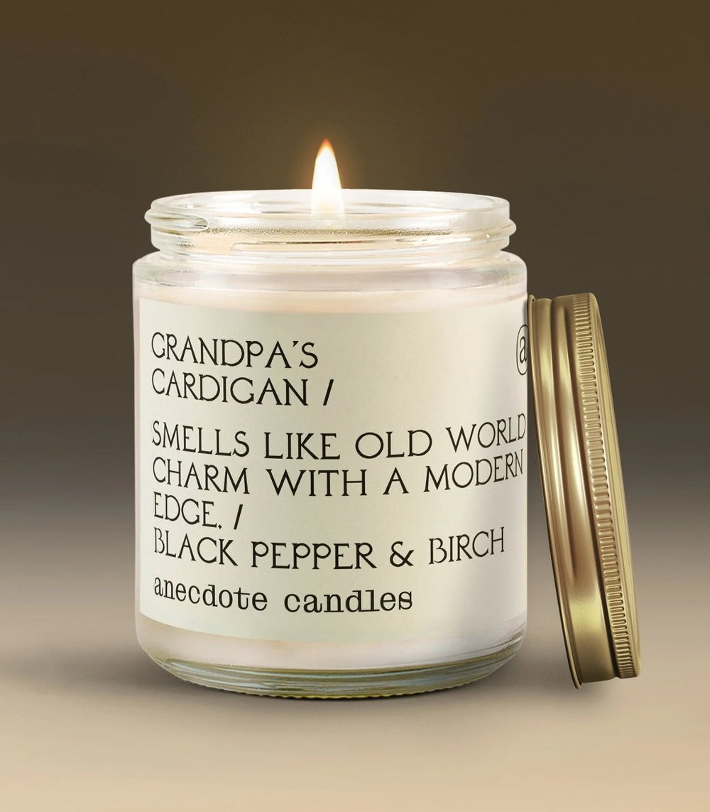 Anecdote Candles Grandpa’s Cardigan Candle - lily & onyx