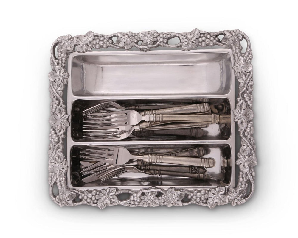 Arthur Court Designs Grape Flatware Caddy - lily & onyx