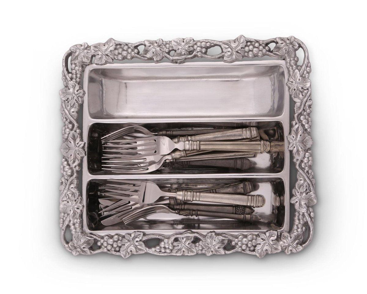 Arthur Court Designs Grape Flatware Caddy - lily & onyx