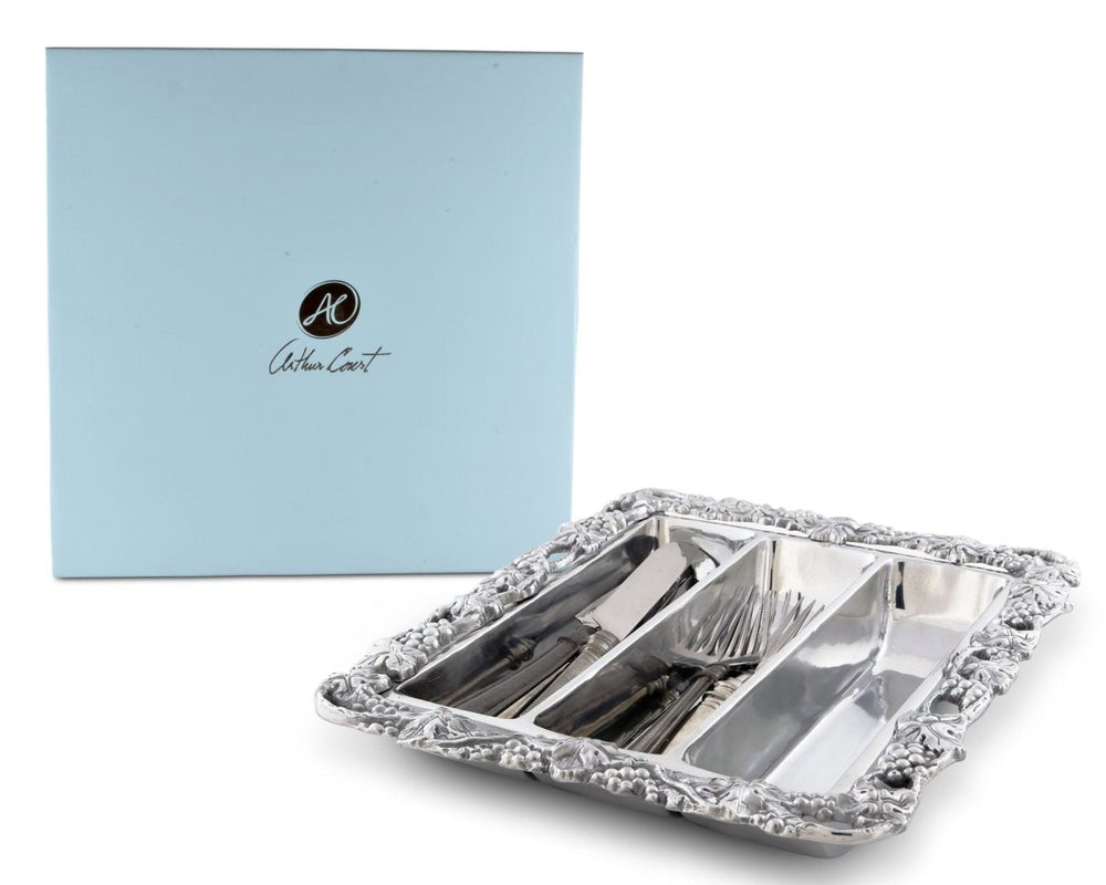 
                      
                        Arthur Court Designs Grape Flatware Caddy - lily & onyx
                      
                    