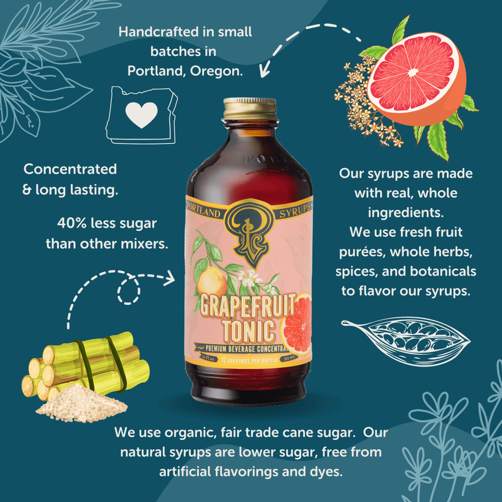 
                      
                        Portland Syrups Grapefruit Tonic, 2 Pack - lily & onyx
                      
                    