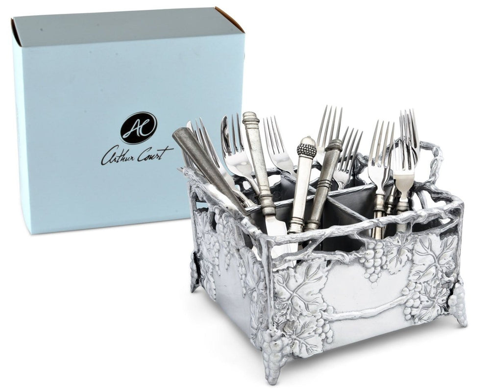 
                      
                        Arthur Court Designs Grapevine Flatware Caddy - lily & onyx
                      
                    