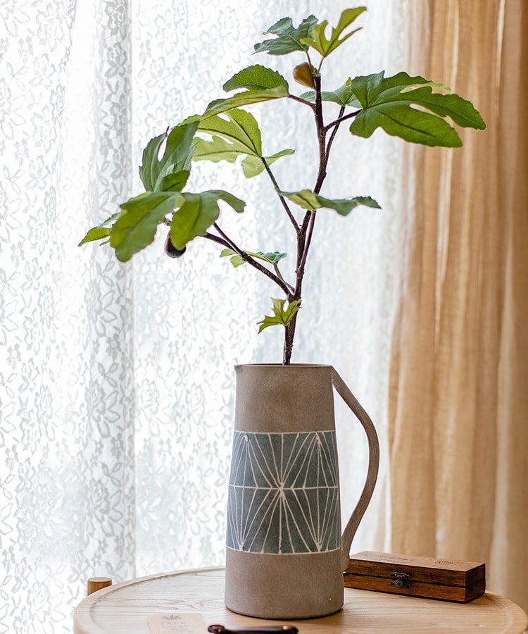 
                      
                        RusticReach Gray Blue Handpainted Terracotta Table Vase - lily & onyx
                      
                    