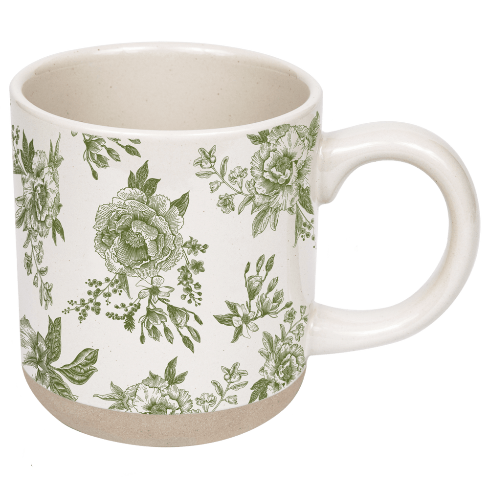 
                      
                        Sweet Water Decor Green Delft 14oz. Stoneware Coffee Mug - lily & onyx
                      
                    