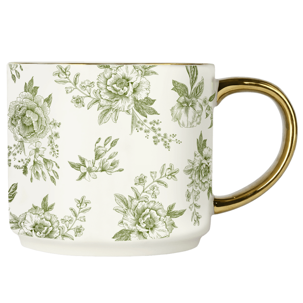 
                      
                        Sweet Water Decor Green Delft 17oz. Coffee Mug - lily & onyx
                      
                    