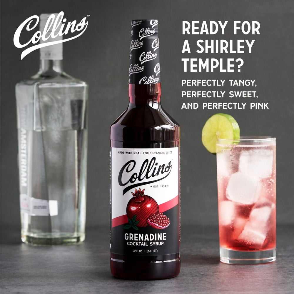 
                      
                        Collins Grenadine Cocktail Syrup, 32 oz - lily & onyx
                      
                    