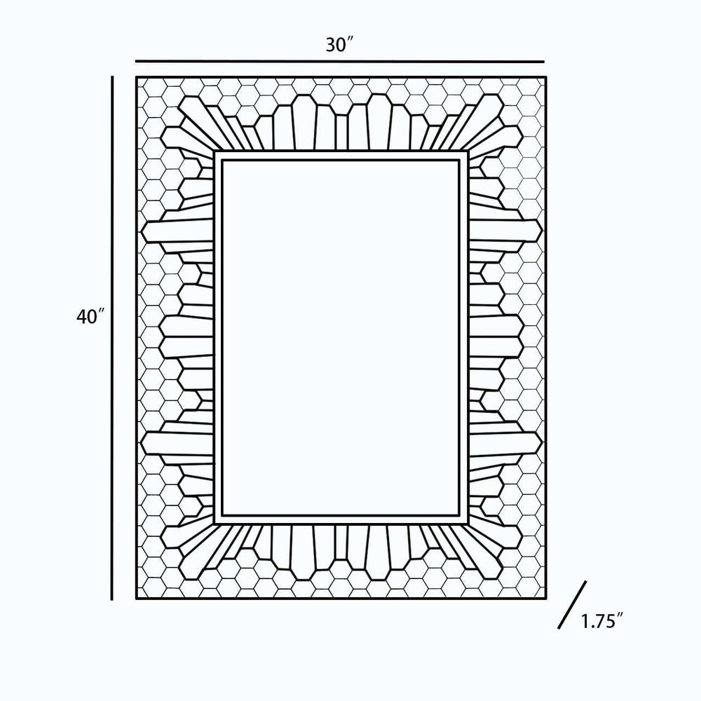 
                      
                        Garner Mosaic Framed Mirror
                      
                    