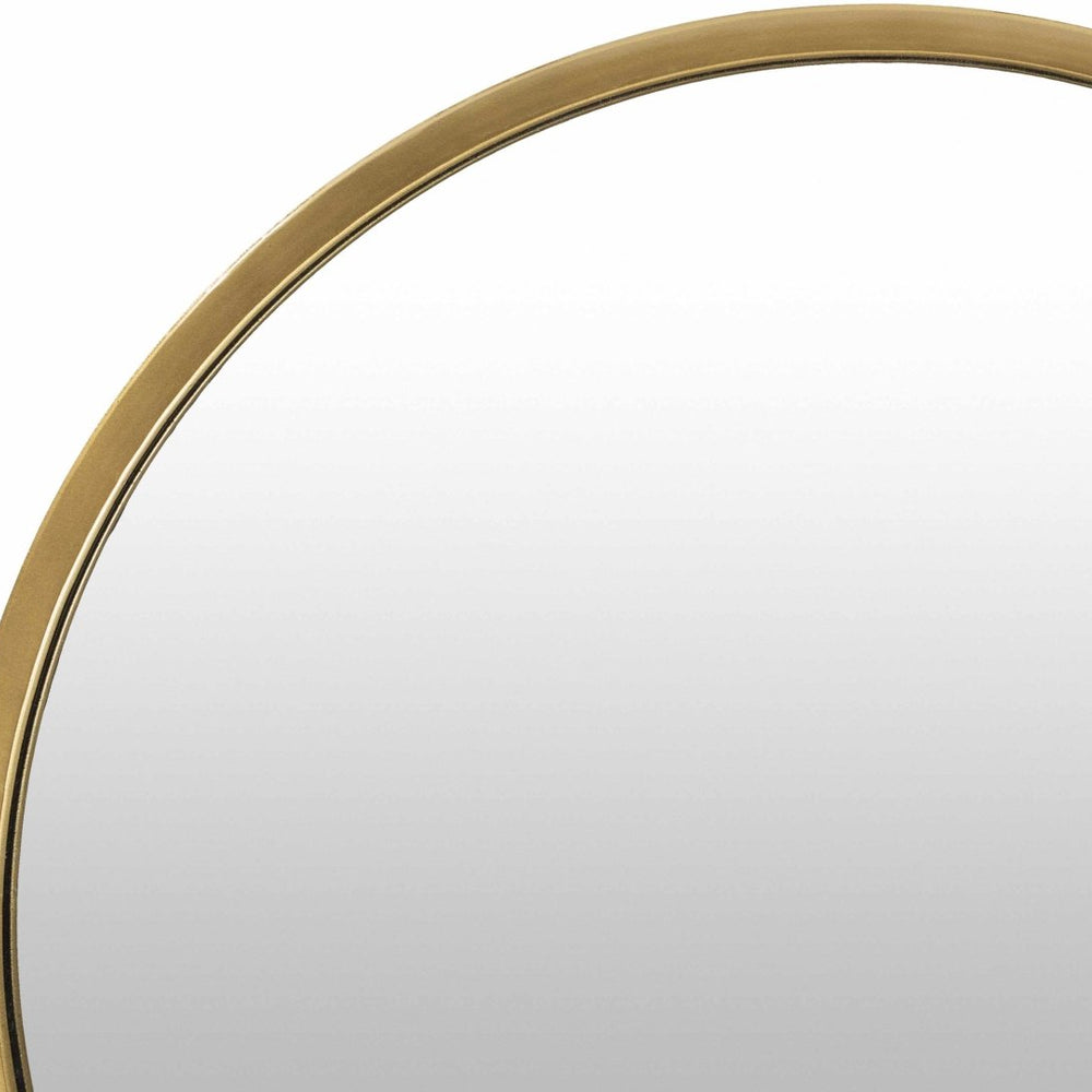 Boutique Rugs Guindarohan Gold Frame Round Mirror - lily & onyx