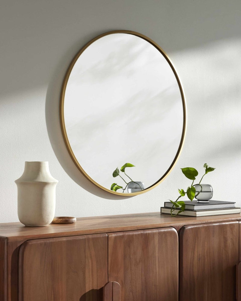 
                      
                        Boutique Rugs Guindarohan Gold Frame Round Mirror - lily & onyx
                      
                    