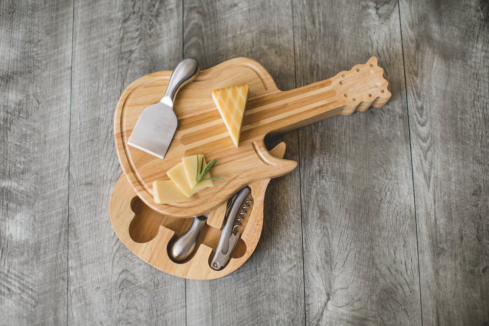 
                      
                        Picnic Time Family of Brands Guitar Cheese Cutting Board & Tools Set - lily & onyx
                      
                    