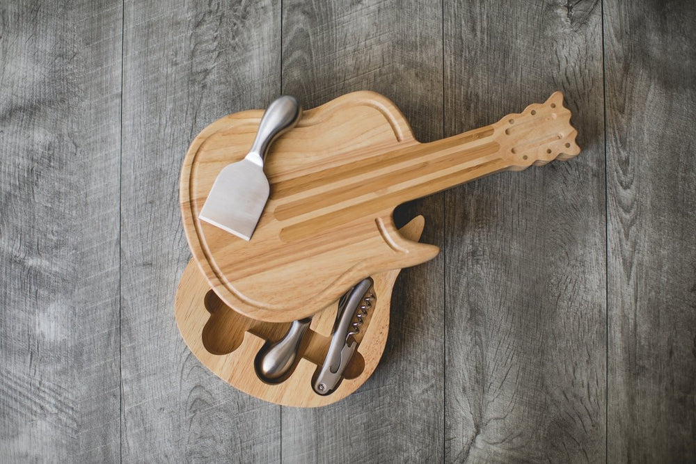 
                      
                        Picnic Time Family of Brands Guitar Cheese Cutting Board & Tools Set - lily & onyx
                      
                    