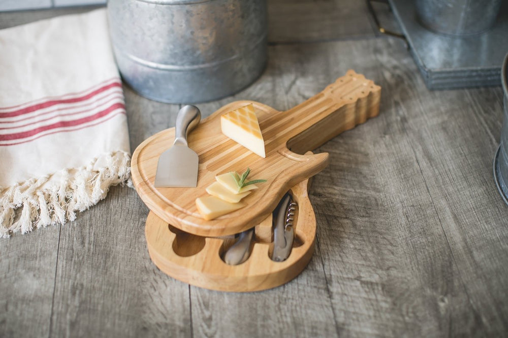 
                      
                        Picnic Time Family of Brands Guitar Cheese Cutting Board & Tools Set - lily & onyx
                      
                    