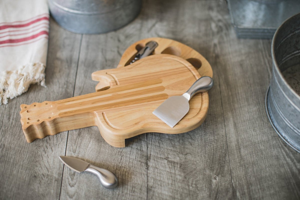 
                      
                        Picnic Time Family of Brands Guitar Cheese Cutting Board & Tools Set - lily & onyx
                      
                    