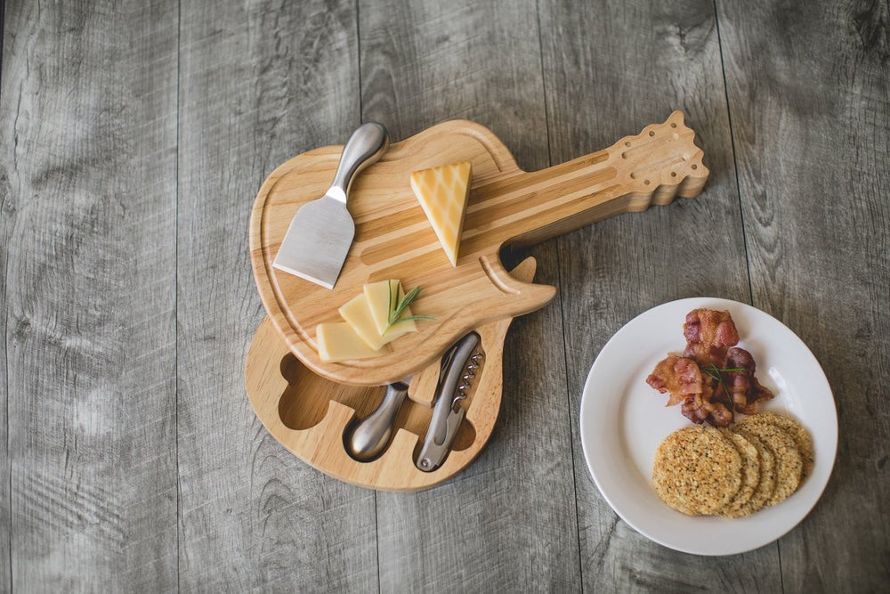 
                      
                        Picnic Time Family of Brands Guitar Cheese Cutting Board & Tools Set - lily & onyx
                      
                    
