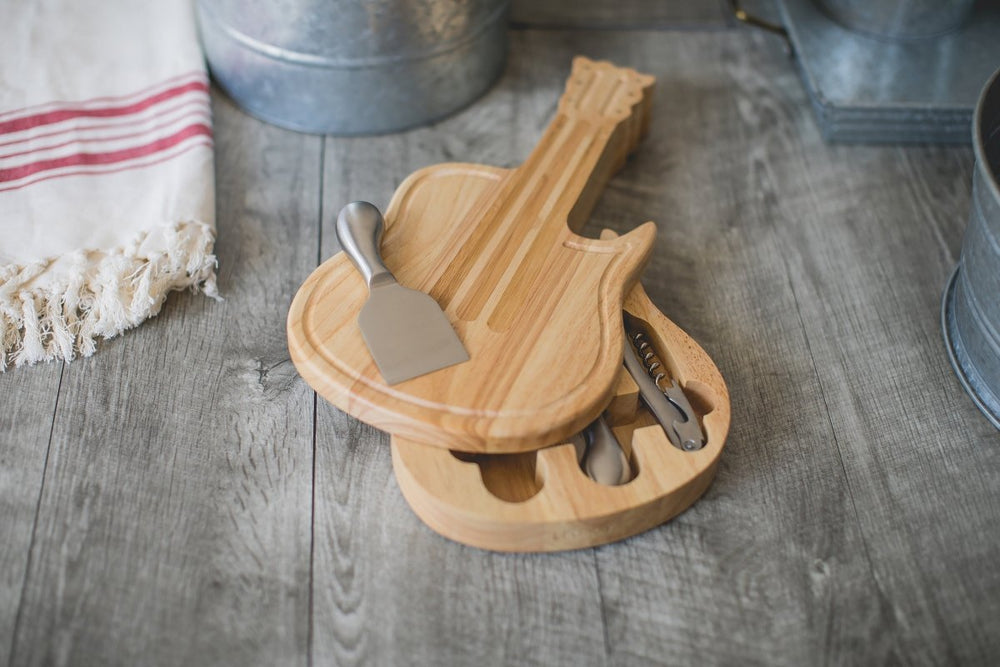 
                      
                        Picnic Time Family of Brands Guitar Cheese Cutting Board & Tools Set - lily & onyx
                      
                    