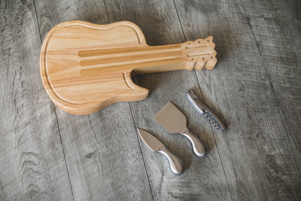 
                      
                        Picnic Time Family of Brands Guitar Cheese Cutting Board & Tools Set - lily & onyx
                      
                    