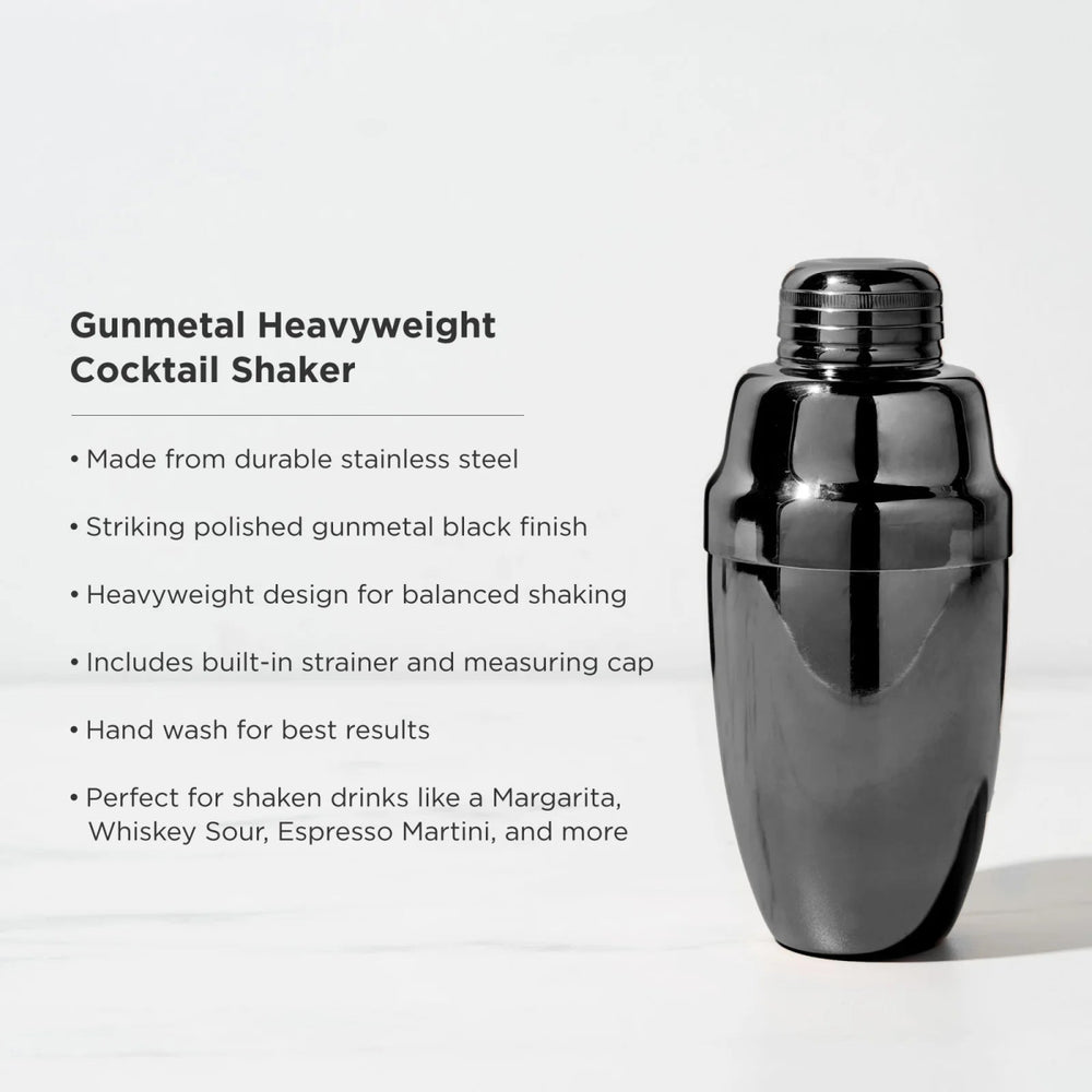 
                      
                        Viski Gunmetal 16.5oz Heavyweight Cocktail Shaker - lily & onyx
                      
                    