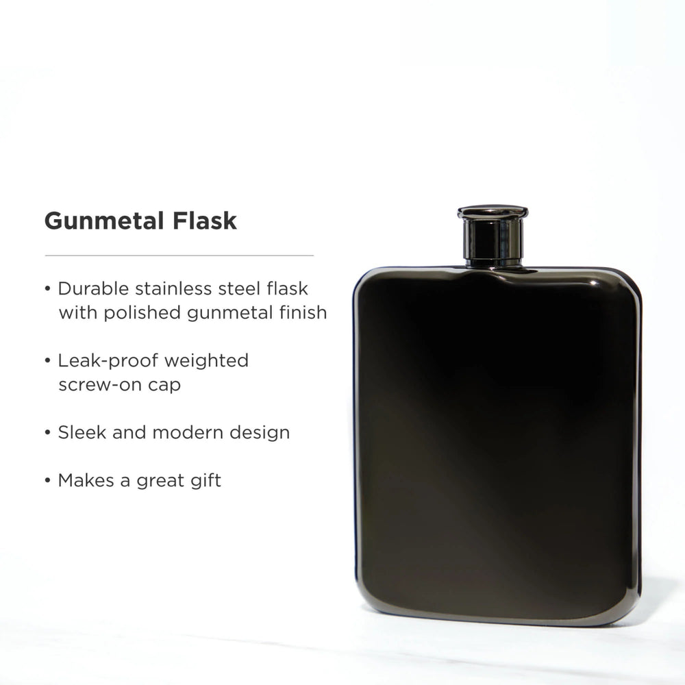 
                      
                        Viski Gunmetal Flask - lily & onyx
                      
                    